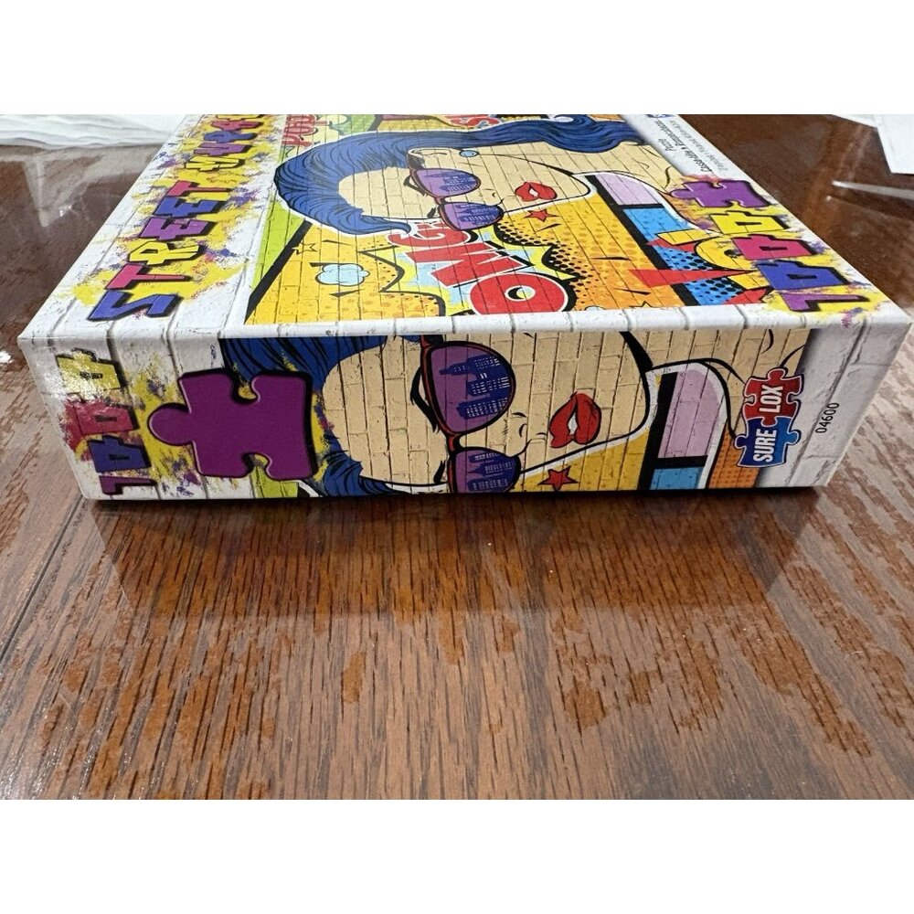 Street Murals 1000 Piece Sure Lox Jigsaw Puzzle Graffiti Pop Art Woman NEW - Picture 3 of 6